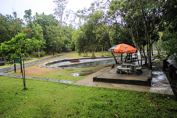 Trang hot spring water